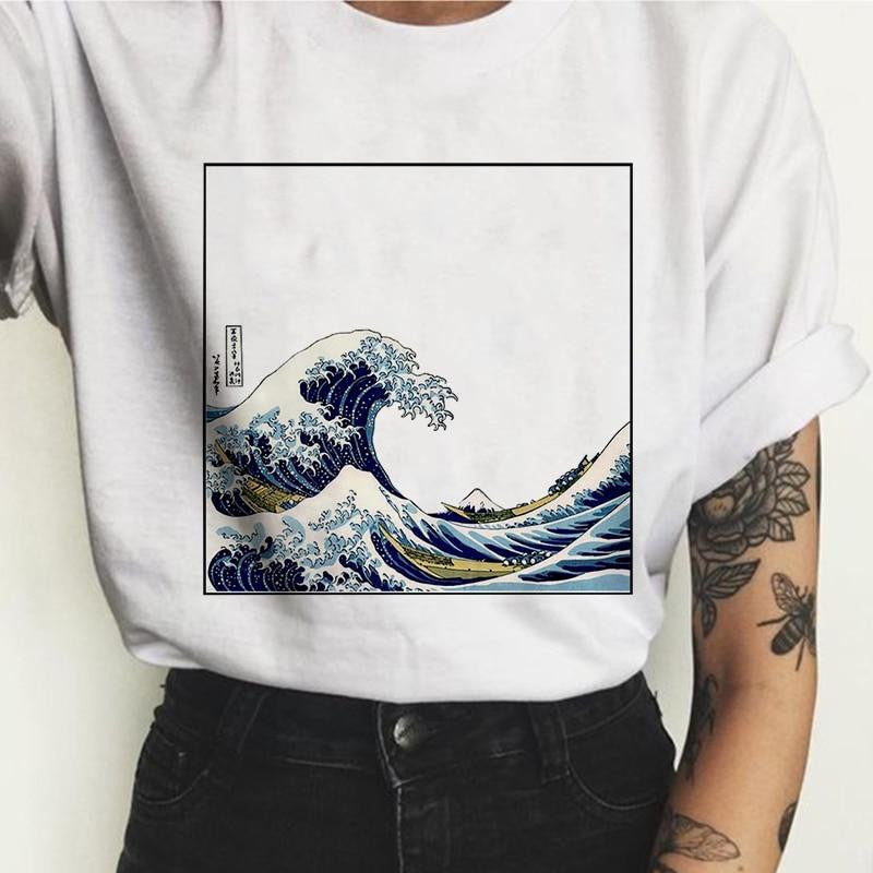 The Great Wave off Kanagawa Hokusai T-shirt
