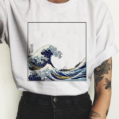 The Great Wave off Kanagawa Hokusai T-shirt