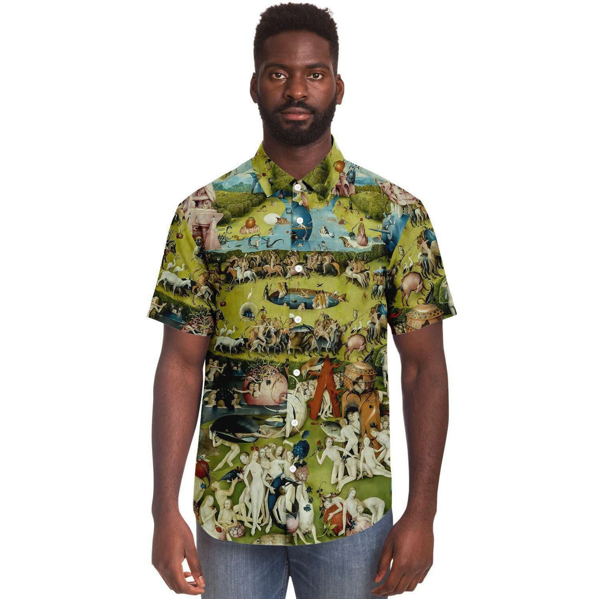 Bosch The Garden of Earthly Delights  BUTTONED SHIRT