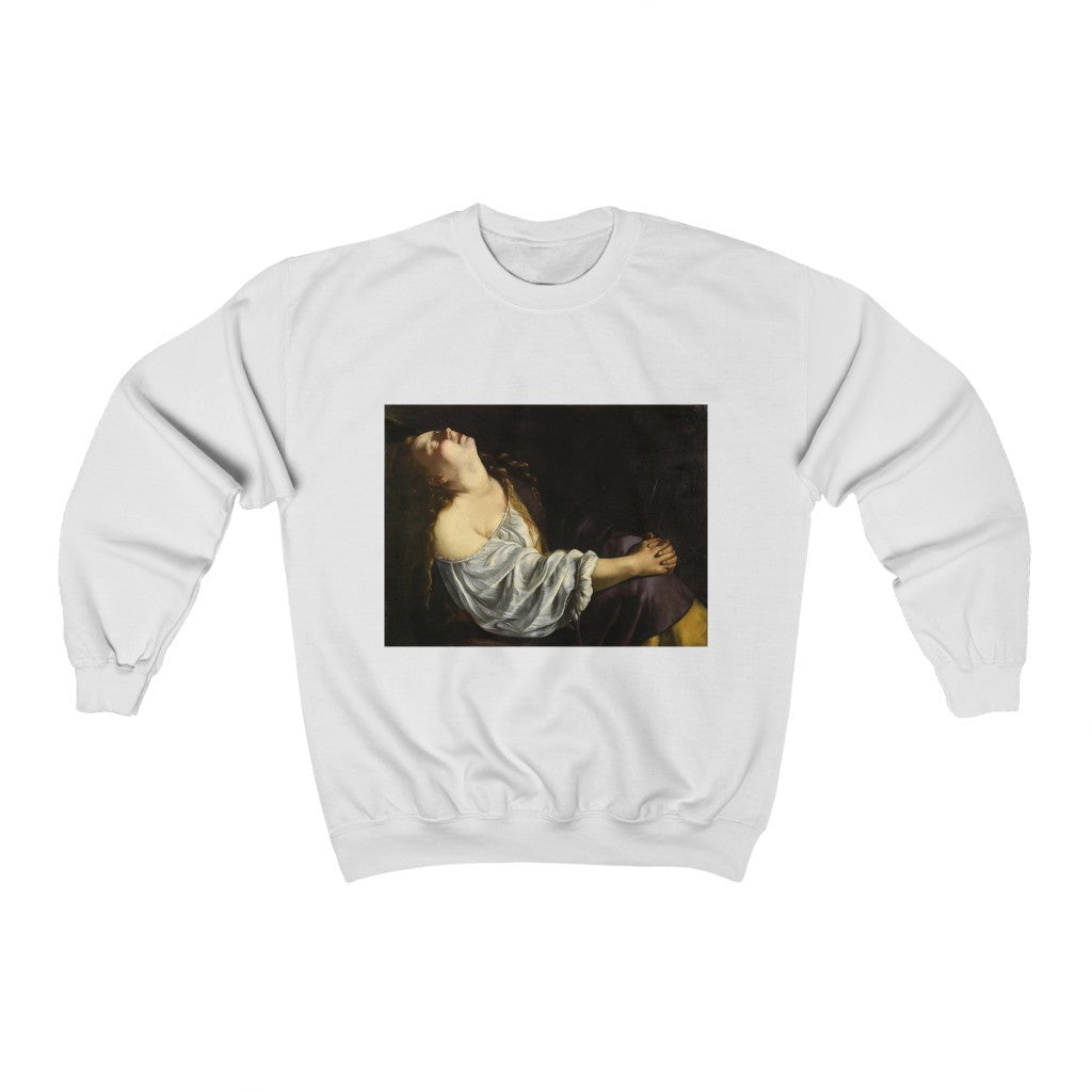 Artemisia Gentileschi Mary Magdalene in Ecstasy Sweatshirt