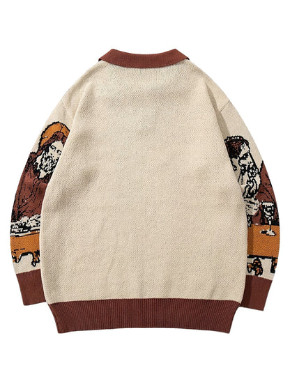 The Last Supper Knit Sweater