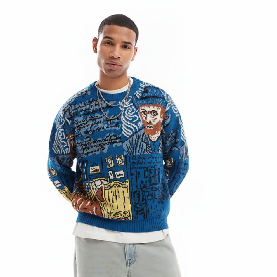 Van Gogh's life sweater