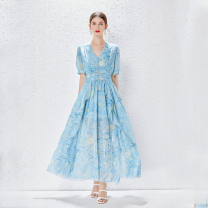 Starry Night Sleeveless Dreamy Long Dress