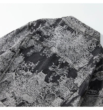 Scenic Jacquard Denim Jacket
