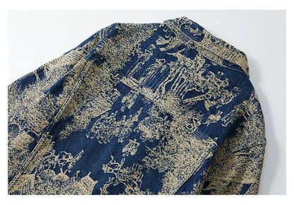Scenic Jacquard Denim Jacket