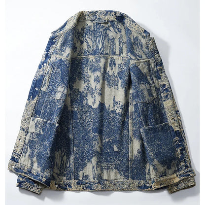 Scenic Jacquard Denim Jacket