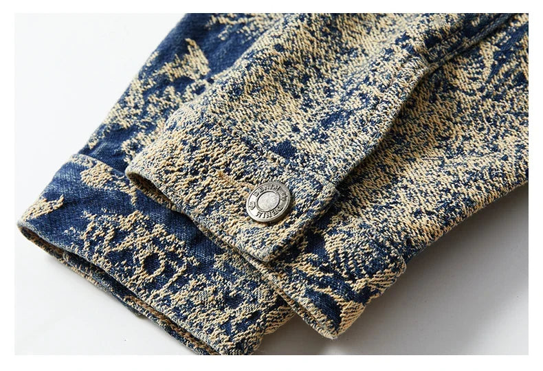 Scenic Jacquard Denim Jacket