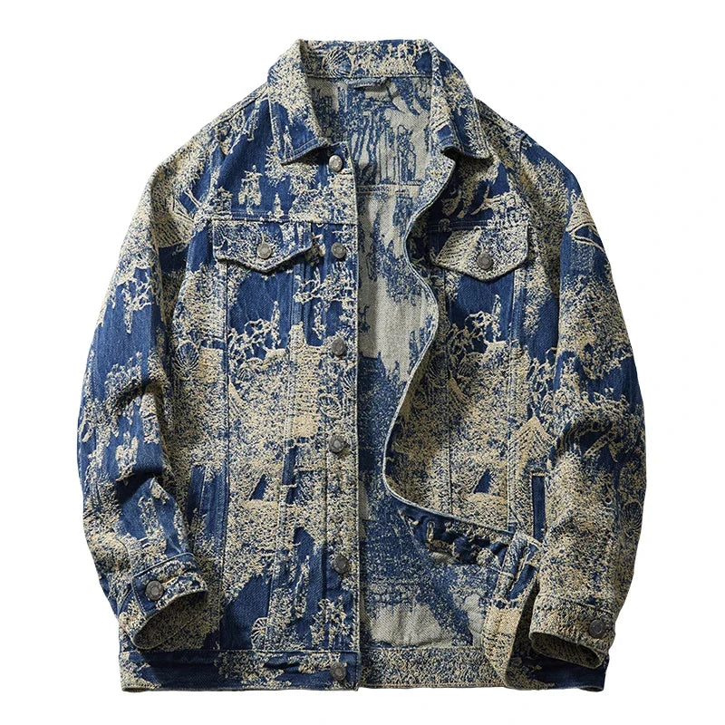 Scenic Jacquard Denim Jacket