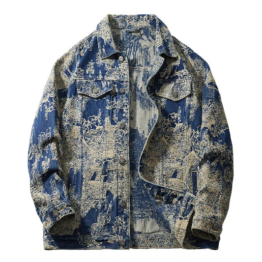 Scenic Jacquard Denim Jacket