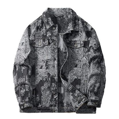 Scenic Jacquard Denim Jacket