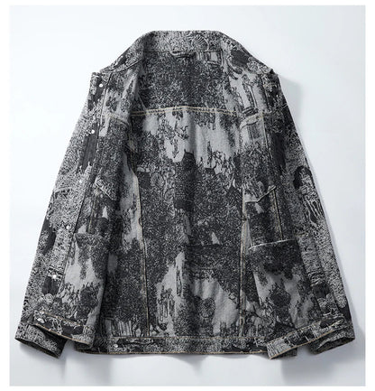 Scenic Jacquard Denim Jacket
