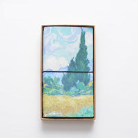 Wheat Field with Cypresses
